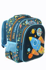MUST 585026 Roket Anaokulu Sırt Çantası-Lacivert