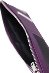 MPCUZ 102 Kadın Unisex, Hakiki Deri, Cüzdan Kartlık Mürdüm