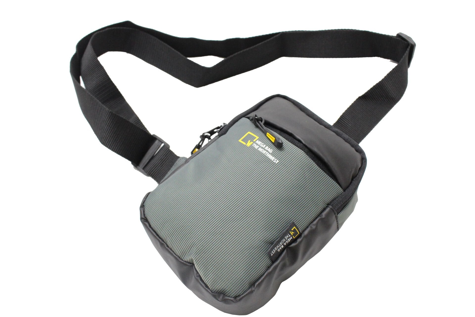 M 1019 Mega Bag Unisex Göğüs Çapraz Çanta, Portföy Çanta Gri