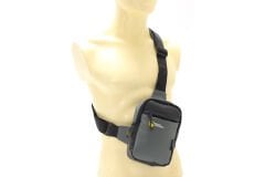 M 1019 Mega Bag Unisex Göğüs Çapraz Çanta, Portföy Çanta Gri