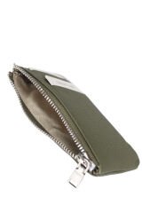 MPCUZ 101 Kadın Unisex, Hakiki Deri, Cüzdan Kartlık Haki