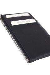 MPCUZ 101 Kadın Unisex, Hakiki Deri, Cüzdan Kartlık Siyah