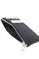 MPCUZ 101 Kadın Unisex, Hakiki Deri, Cüzdan Kartlık Siyah