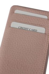 MPCUZ 101 Kadın Unisex, Hakiki Deri, Cüzdan Kartlık Pembe