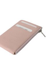 MPCUZ 101 Kadın Unisex, Hakiki Deri, Cüzdan Kartlık Pembe