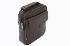 Plevr 6756 Us Polo Suni Deri Omuz Askılı, Kulplu Portföy Çanta Kahverengi