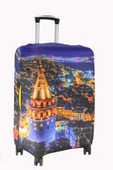 (My#56 Galata Kuş Bakışı) VALİZ İÇİN KILIF