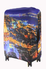 (My#56 Galata Kuş Bakışı) VALİZ İÇİN KILIF