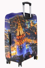 (My#56 Galata Kuş Bakışı) VALİZ İÇİN KILIF