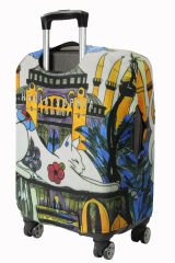 (My#121 Ayasofya / Hagia Sophia KEDİ) VALİZ İÇİN KILIF