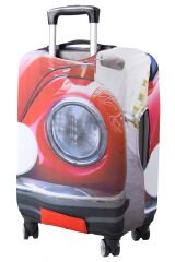 (My#70 Kırmızı Vosvos) VALİZ İÇİN KILIF