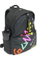 MUST 585059 Gamer Çift Cepli İlkokul Sırt Çantası-Siyah