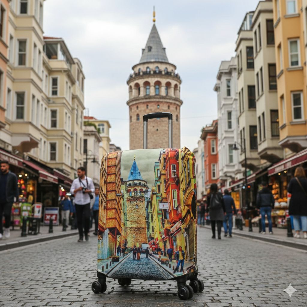 (My#17 Galata) VALİZ İÇİN KILIF