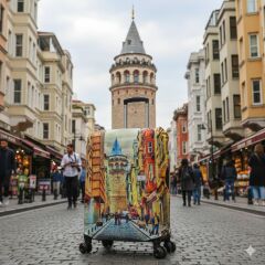 (My#17 Galata) VALİZ İÇİN KILIF