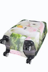 (My#84 Tavşan Kedi) VALİZ İÇİN KILIF