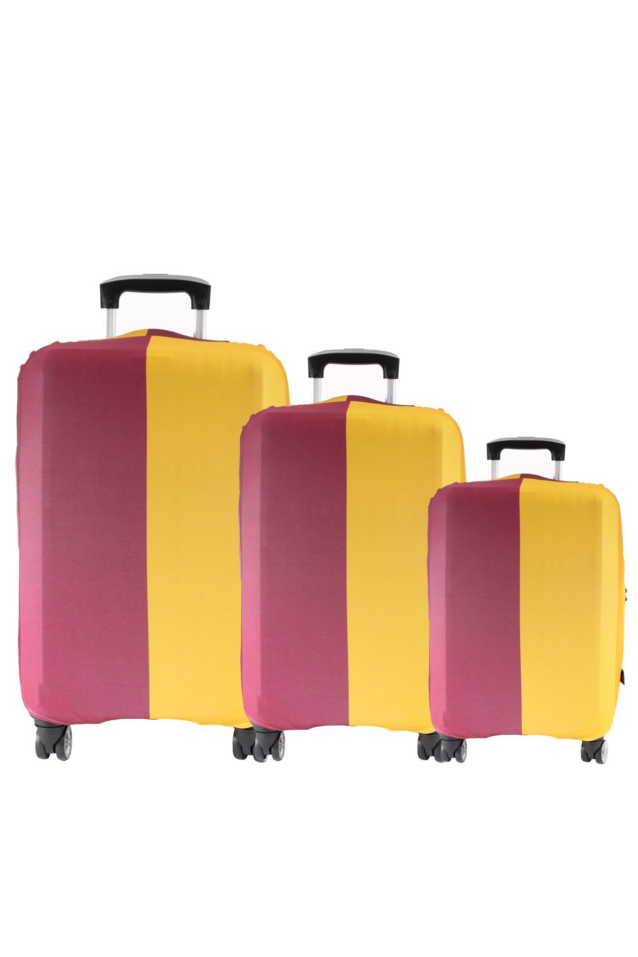 (My#102 Parçalı) VALİZLER İÇİN KILIF SETİ (KABİN ORTA VE BÜYÜK)