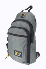 Seventeen 4980 Polyester Sırt, Göğüs Çantası - Body Bag Gri
