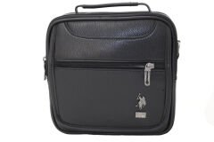 Plevr 6759 Us Polo Siyah Omuz Askılı Erkek Portföy Çanta Siyah