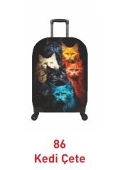 (My#86 Kedi Çete) VALİZ İÇİN KILIF