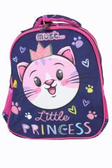 MUST 585020  Prenses Kedi Anaokulu Sırt Çantası-Lacivert