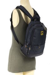 M 1028 Mega Bag Mini Sırt Çantası, Unisex Siyah