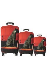 (My#127 Jaguar 1) VALİZLER İÇİN KILIF SETİ (KABİN ORTA VE BÜYÜK)