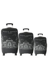 (My#119 Ayasofya / Hagia Sophia 1) VALİZLER İÇİN KILIF SETİ (KABİN ORTA VE BÜYÜK)