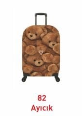 (My#82 Ayıcık) VALİZ İÇİN KILIF