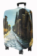 (My#117 Efes / Ephesus) VALİZLER İÇİN KILIF SETİ (KABİN ORTA VE BÜYÜK)