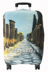 (My#117 Efes / Ephesus) VALİZLER İÇİN KILIF SETİ (KABİN ORTA VE BÜYÜK)