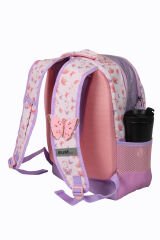 MUST 584980 Butterfly Çift Cepli İlkokul Sırt Çantası-Pembe