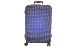 (My#19 Mavi Puantiye) VALİZ İÇİN KILIF