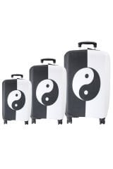 (My#111 Ying-Yeng) VALİZLER İÇİN KILIF SETİ (KABİN ORTA VE BÜYÜK)