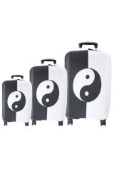 (My#111 Ying-Yeng) VALİZLER İÇİN KILIF SETİ (KABİN ORTA VE BÜYÜK)