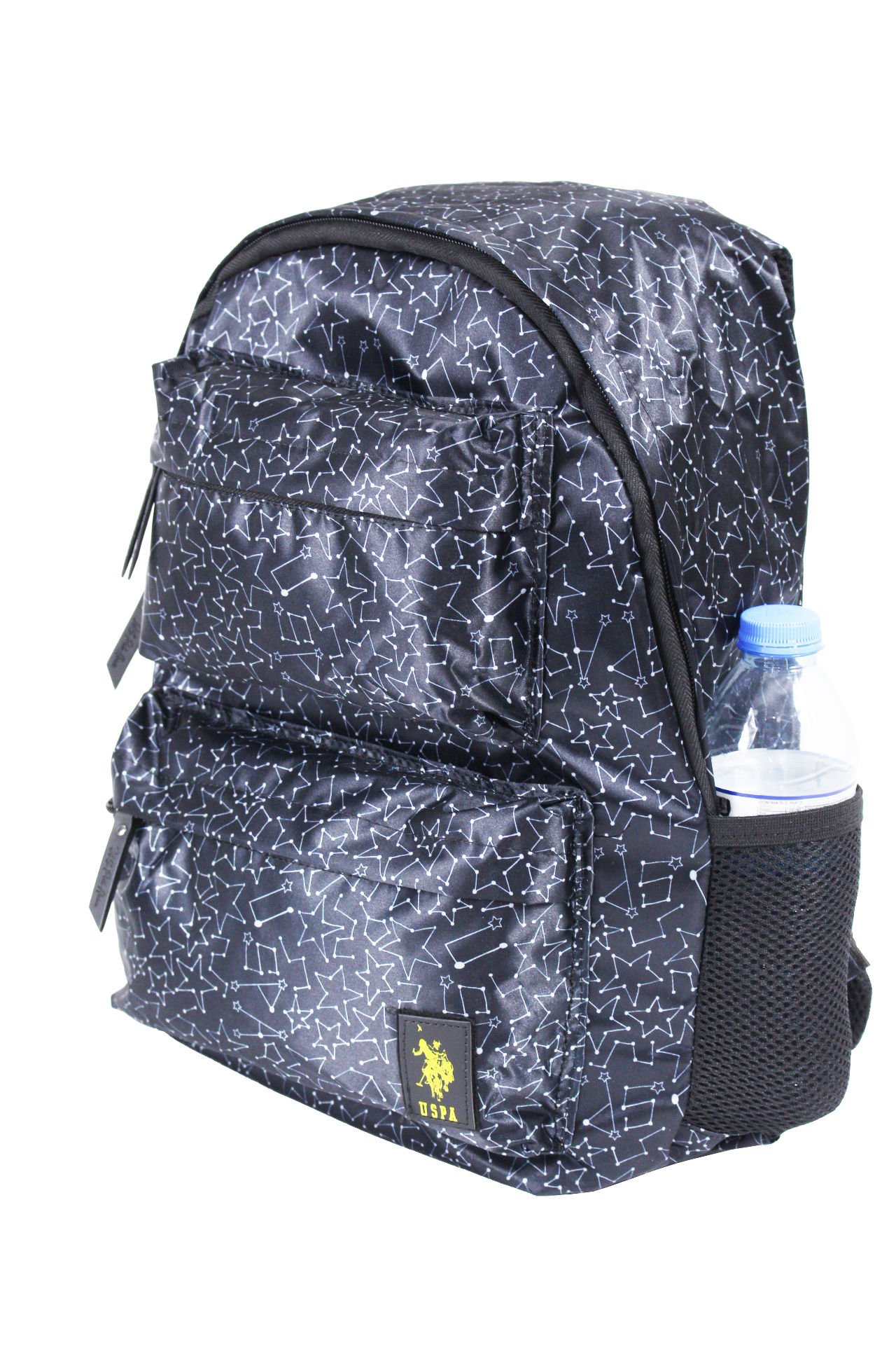 Uspa Plcan22129 U.S. Polo Assn. Yıldızlar Sırt Çantası, Ortaokul, Lise Siyah