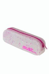 MUST 585643 Şeffaf Renkli Silikon Kalem Kutusu Şeffaf-Pembe
