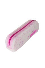 MUST 585643 Şeffaf Renkli Silikon Kalem Kutusu Şeffaf-Pembe