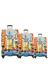 (My#17 Galata) VALİZLER İÇİN KILIF SETİ (KABİN ORTA VE BÜYÜK)