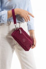 M 231 Mega Bag Krinkıl Kumaş Unisex El Omuz Çantası, Telefonluk (yatay), Clutch