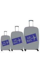 My 24 Air Mail VALİZ KILIFI / BAVUL KORUYUCU ÖRTÜSÜ Büyük, Orta, Kabin Boy Set