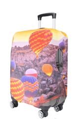 My 73 Kapadokya 3 VALİZ KILIFI / BAVUL KORUYUCU ÖRTÜSÜ Büyük, Orta, Kabin Boy Set