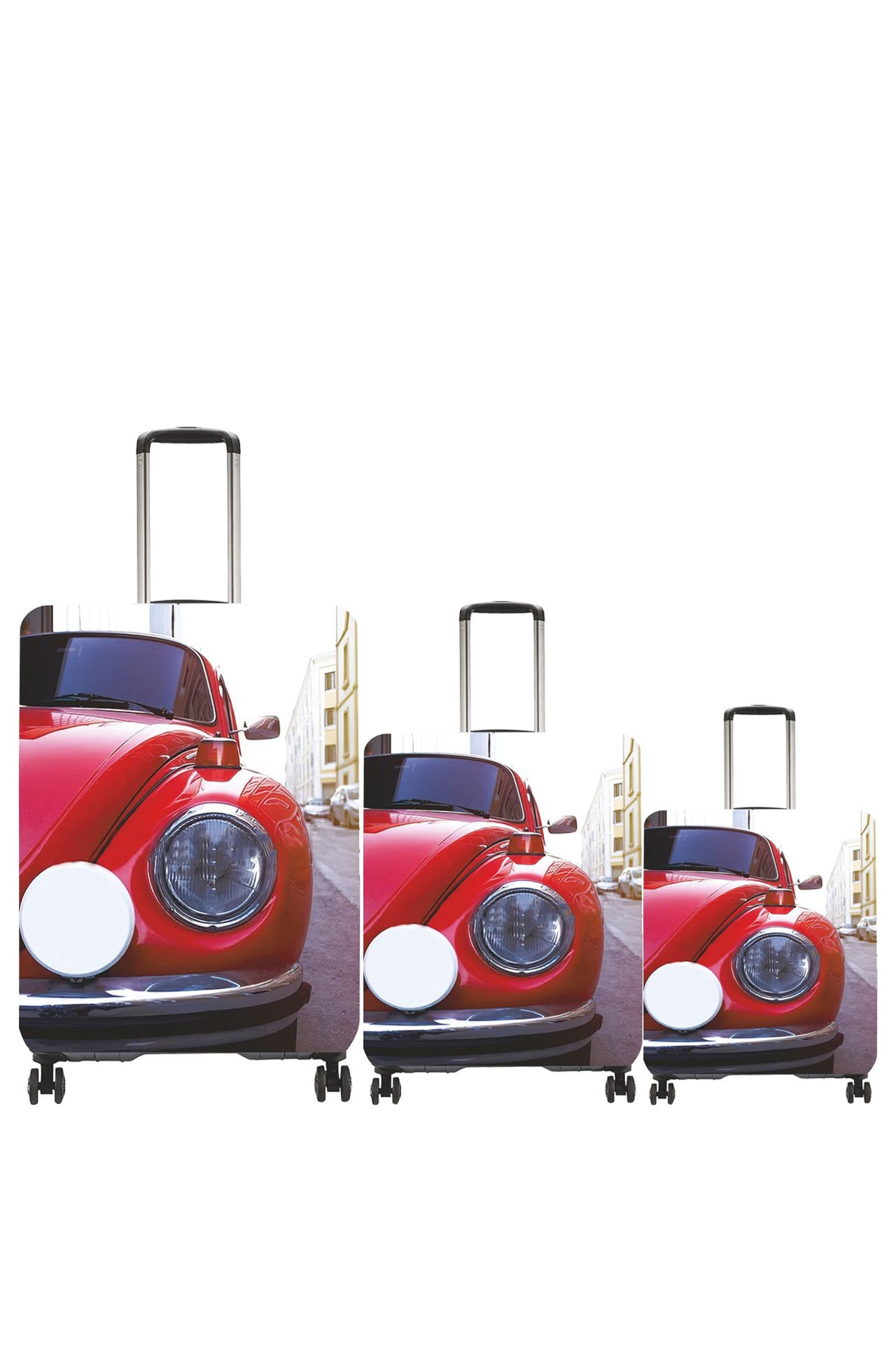 My 70 Vosvos VALİZ KILIFI / BAVUL KORUYUCU ÖRTÜSÜ Büyük, Orta, Kabin Boy Set