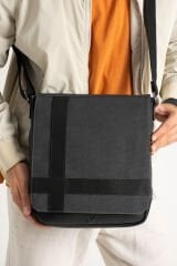 M 417 Mega Bag Unısex Kanvas Postacı Çantası Askılı Çanta Omuz Çanta