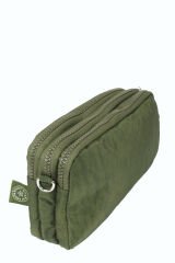 M 231 Mega Bag Krinkıl Kumaş Unisex El Omuz Çantası, Telefonluk (yatay), Clutch Yeşil