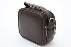 Plevr 8418 Us Polo Suni Deri Omuz Askılı, Kulplu Portföy Çanta Kahverengi