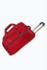 ÇÇS 676 Kumaş Çekçekli, Tekerli Seyahat Çantası- Kabin Boy