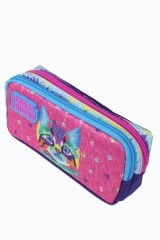 CH 23477 Renkli Kedi - 3' Lü Okul Çantası Seti - Sırt Ve Beslenme Çantası + Kalemlik