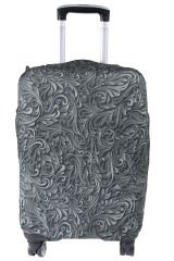 (My#01 Çiçek Desen) VALİZ İÇİN KILIF