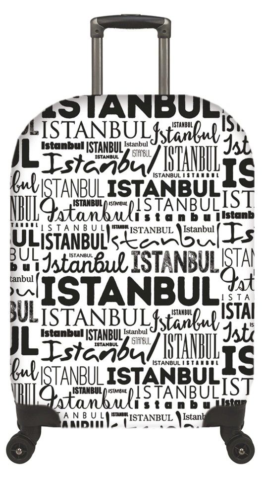 (My#79 İstanbul Yazılar) VALİZ İÇİN KILIF