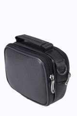 Plevr 8417-S  Us Polo Assn Siyah Suni Deri Omuz Askılı, Kulplu Portföy Çantası Siyah